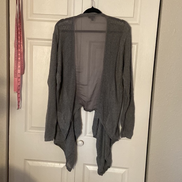 Torrid grey waterfall cardigan - Picture 4 of 4